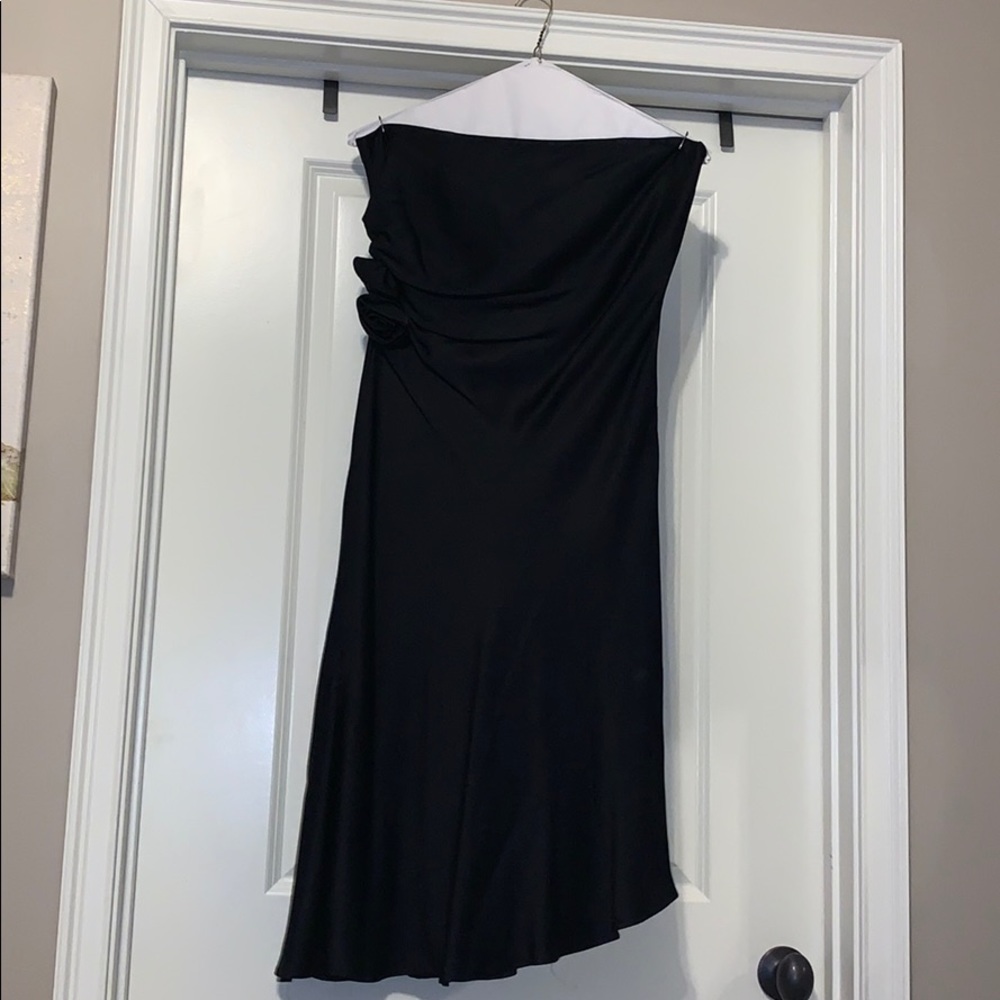 Banana Republic Black Silk Dress